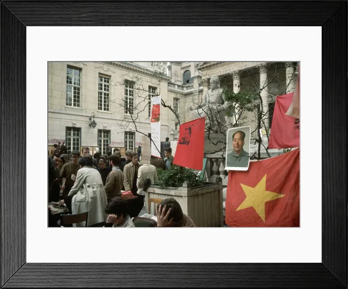Framed Print : Students Demonstrate at Sorbonne Framed Print : Students Demonstrate at Sorbonne