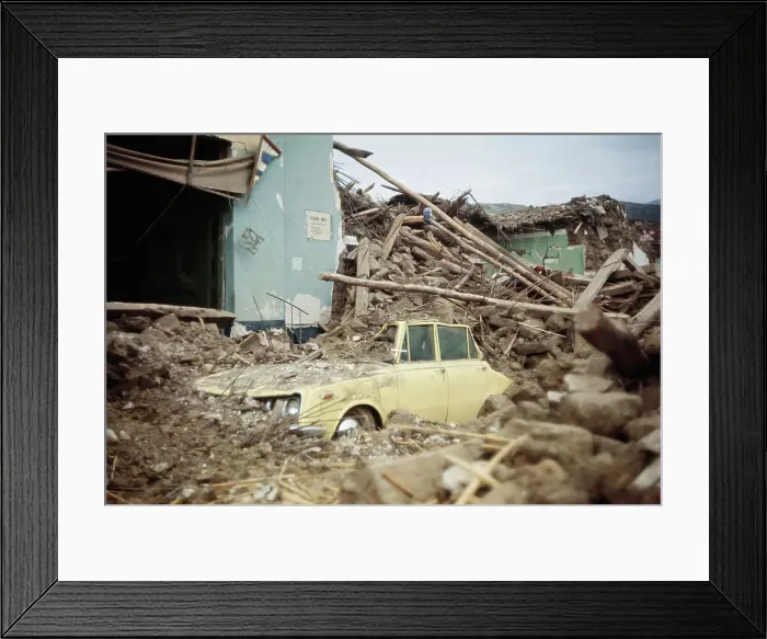 Framed Print : War Damage In Cholon, Saigon Framed Print : War Damage In Cholon, Saigon