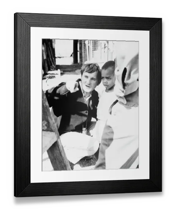 Framed Print : Director Norman Jewison Directing Television Episode Framed Print : Director Norman Jewison Directing Television Episode