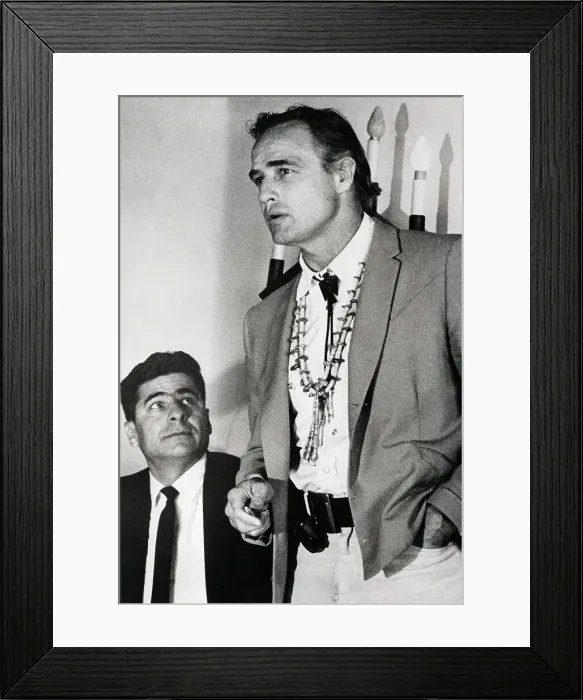 Framed Print : Brando, Tijerna And Abernathy At Rally