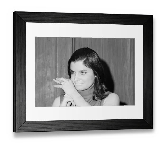 Framed Print : Judy Nichols Wearing Krupp Diamond Ring Framed Print : Judy Nichols Wearing Krupp Diamond Ring