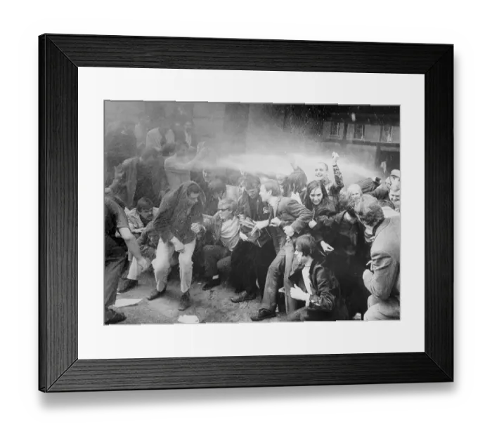 Framed Print : West German Students Striking Framed Print : West German Students Striking