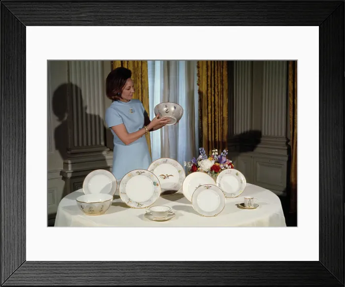 Framed Print : White House China Framed Print : White House China