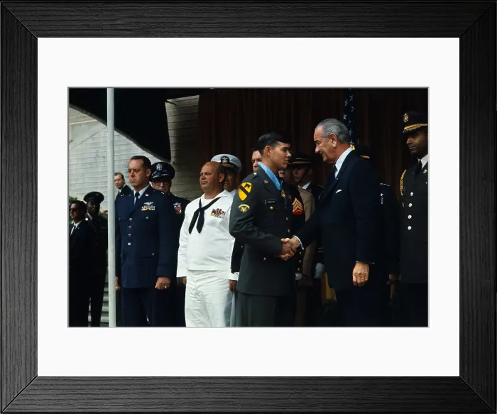 Framed Print : President Johnson Presenting Medals Framed Print : President Johnson Presenting Medals