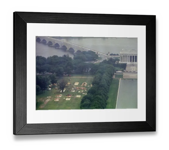 Framed Print : Construction Of Resurrection City Framed Print : Construction Of Resurrection City