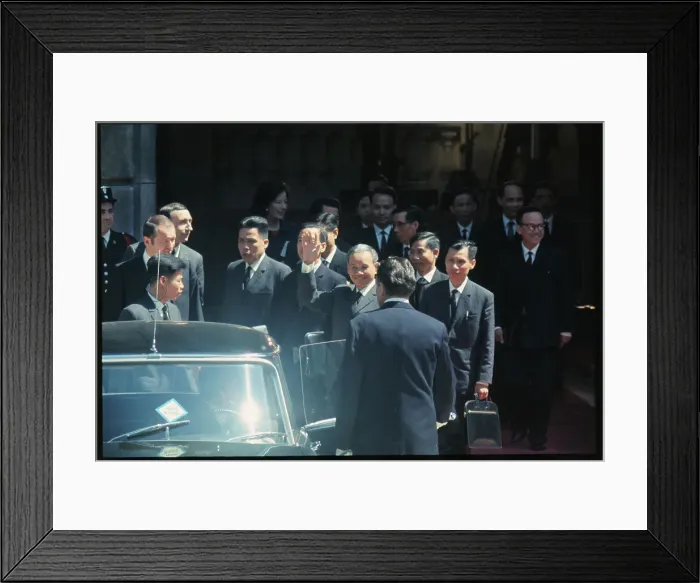 Framed Print : Xuan Thuy Leaving Conference Hall Framed Print : Xuan Thuy Leaving Conference Hall