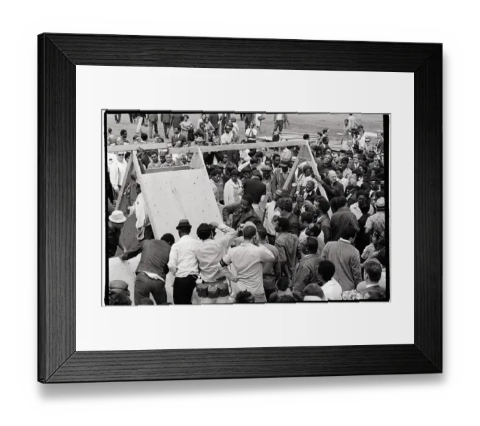 Framed Print : Ralph Abernathy At Resurrection City Framed Print : Ralph Abernathy At Resurrection City