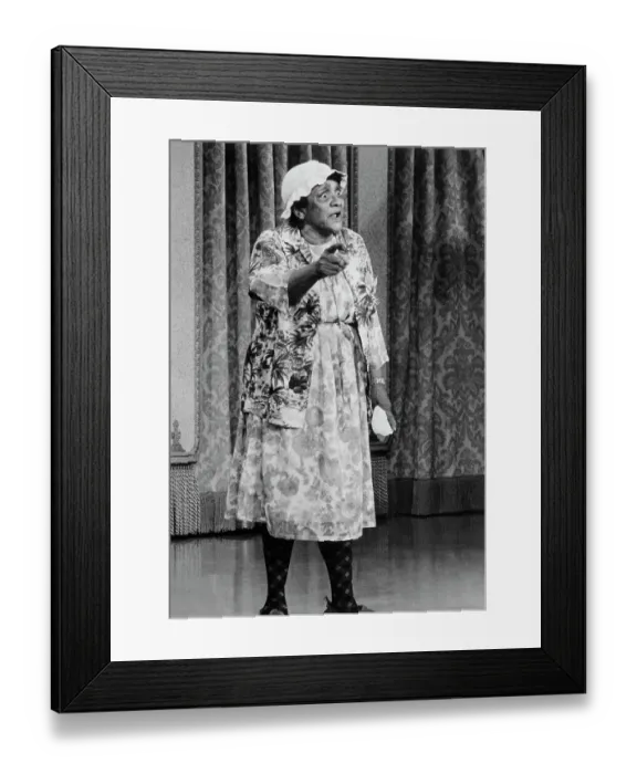 Framed Print : Jackie Moms Mabley Performing on Show Framed Print : Jackie Moms Mabley Performing on Show