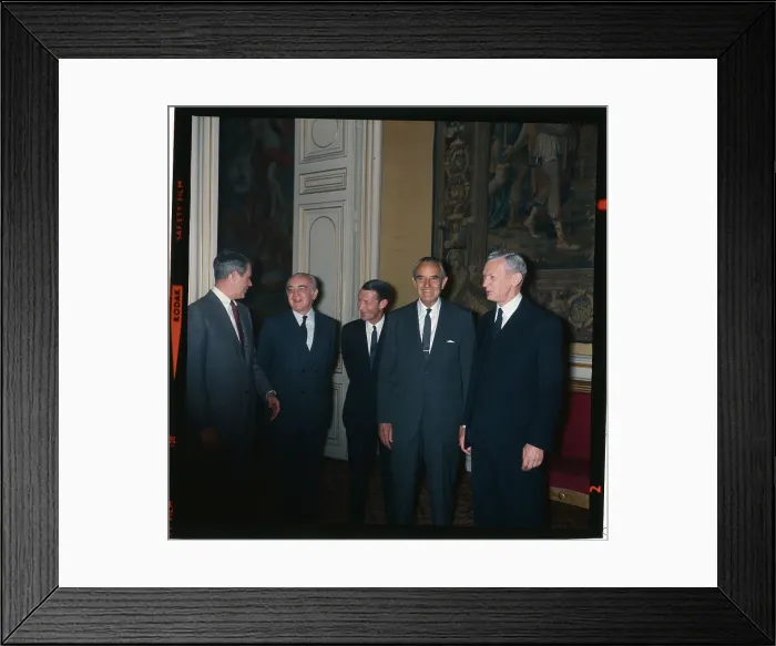 Framed Print : Ambassadors Meet with French Foreign Minister Framed Print : Ambassadors Meet with French Foreign Minister