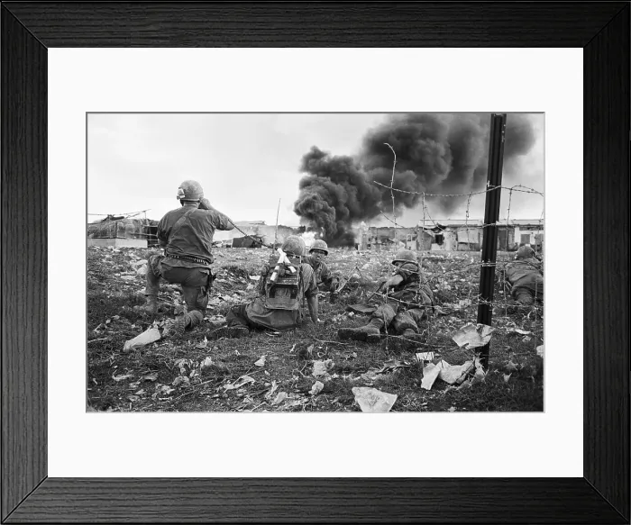 Framed Print : Observation Team Monitoring Fire Framed Print : Observation Team Monitoring Fire