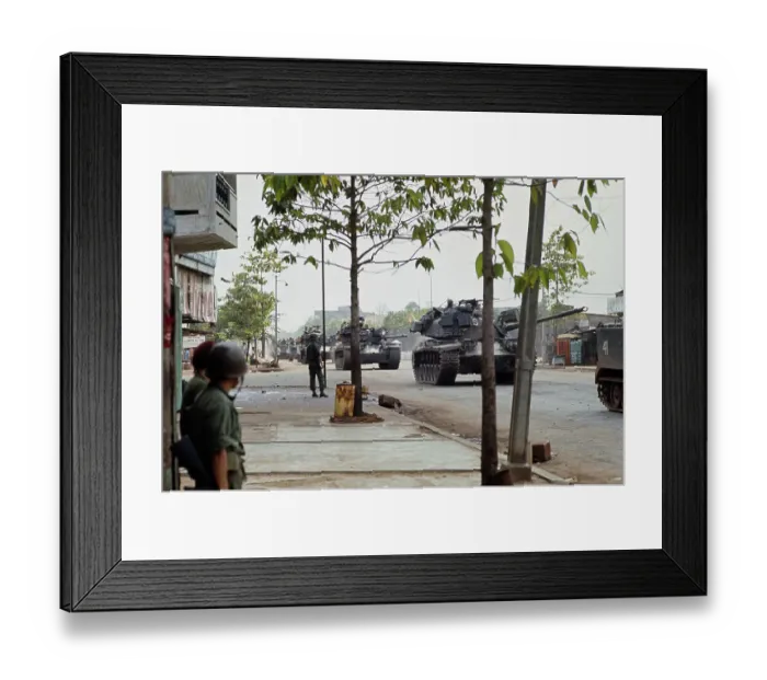 Framed Print : Tanks In Saigon Framed Print : Tanks In Saigon