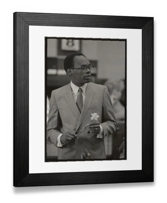 Framed Print : Willie Brown on San Francisco Assembly Floor Framed Print : Willie Brown on San Francisco Assembly Floor