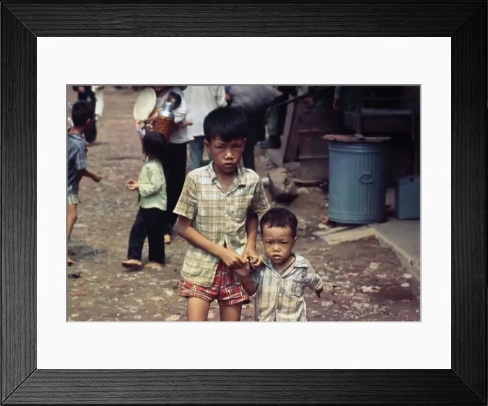 Framed Print : Boys In Cholon, Saigon Framed Print : Boys In Cholon, Saigon