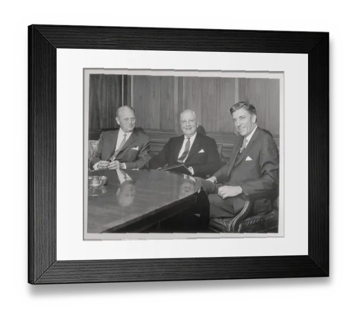 Framed Print : Top Executives at Pan-American Airways Framed Print : Top Executives at Pan-American Airways