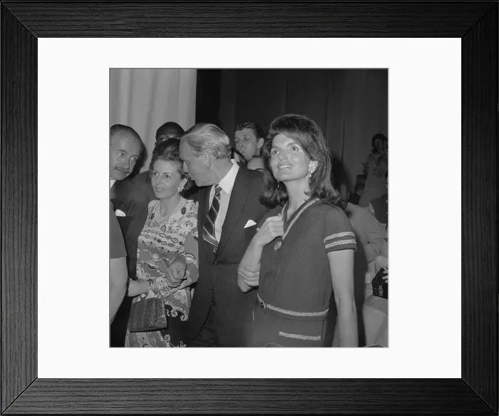 Framed Print : Jacqueline Kennedy with Robert F. Kennedy Framed Print : Jacqueline Kennedy with Robert F. Kennedy