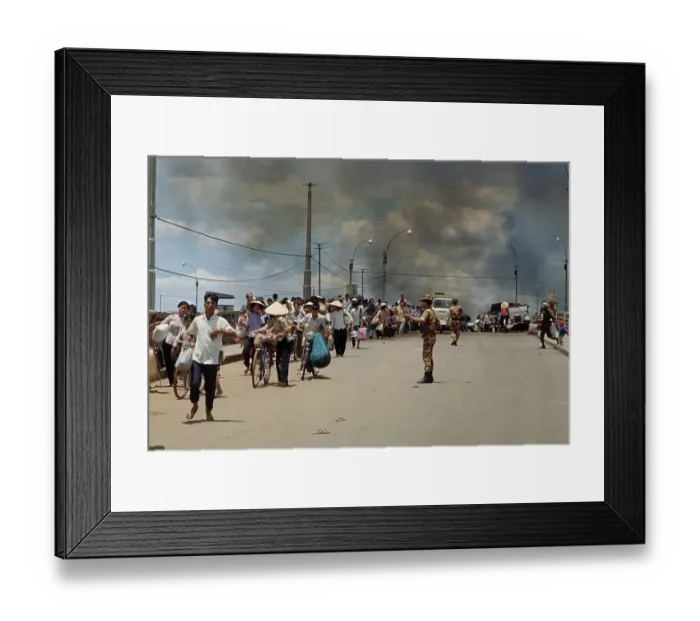 Framed Print : Refugees In Saigon Framed Print : Refugees In Saigon