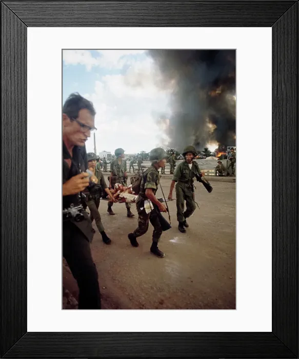 Framed Print : ARVN Soldiers Carrying Stretcher Framed Print : ARVN Soldiers Carrying Stretcher