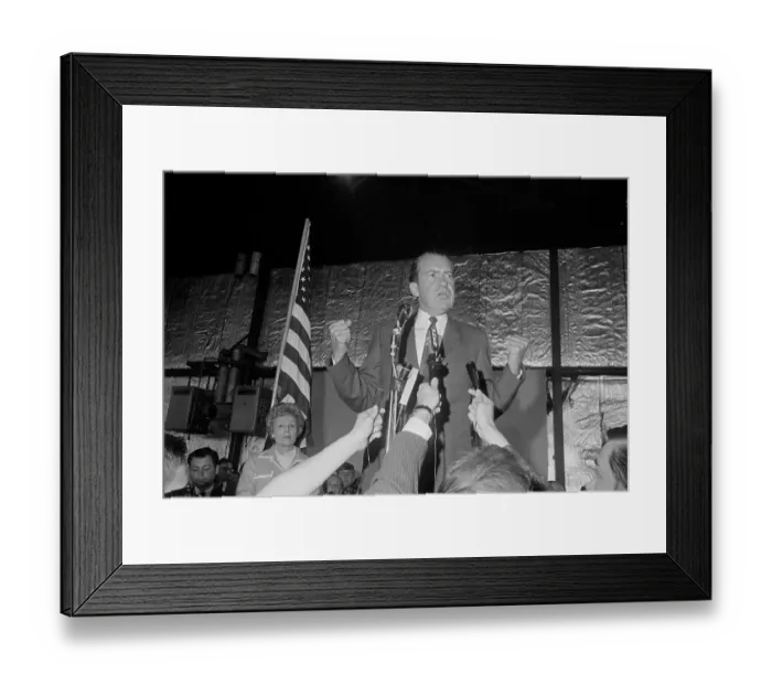 Framed Print : Portrait of Richard Nixon Framed Print : Portrait of Richard Nixon