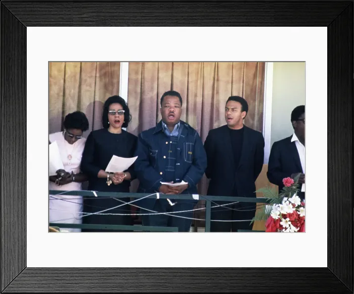 Framed Print : Memorial Event At Lorraine Motel Framed Print : Memorial Event At Lorraine Motel