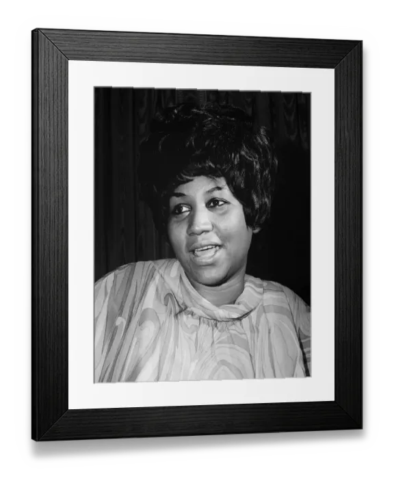 Framed Print : Aretha Franklin Framed Print : Aretha Franklin