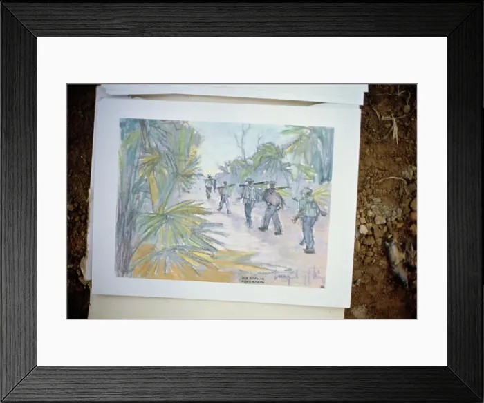 Framed Print : Watercolour Painting, Vietnam Framed Print : Watercolour Painting, Vietnam