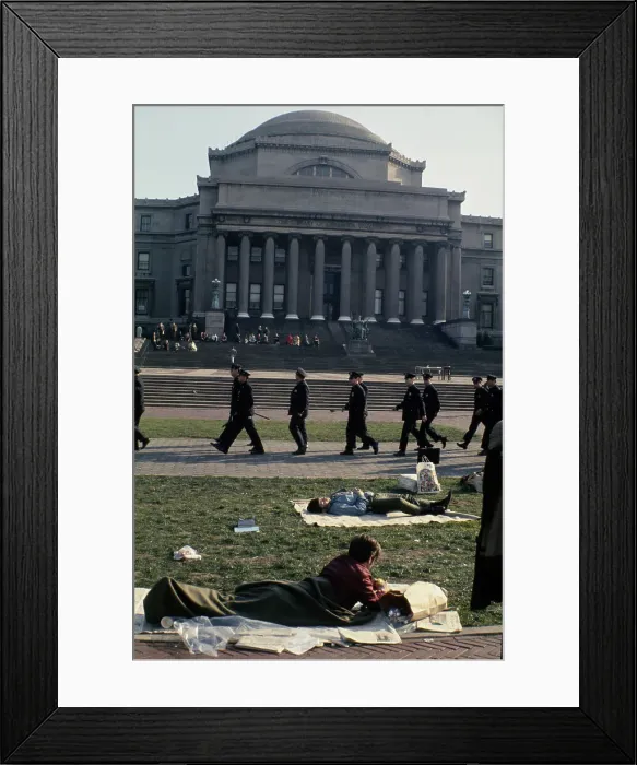 Framed Print : Columbia University Student Strike Framed Print : Columbia University Student Strike