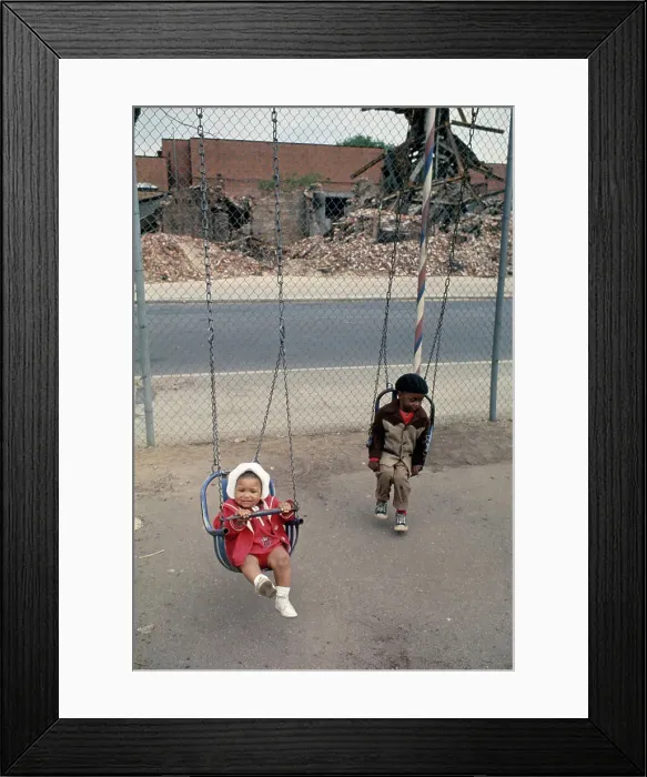 Framed Print : Children In Playground Framed Print : Children In Playground