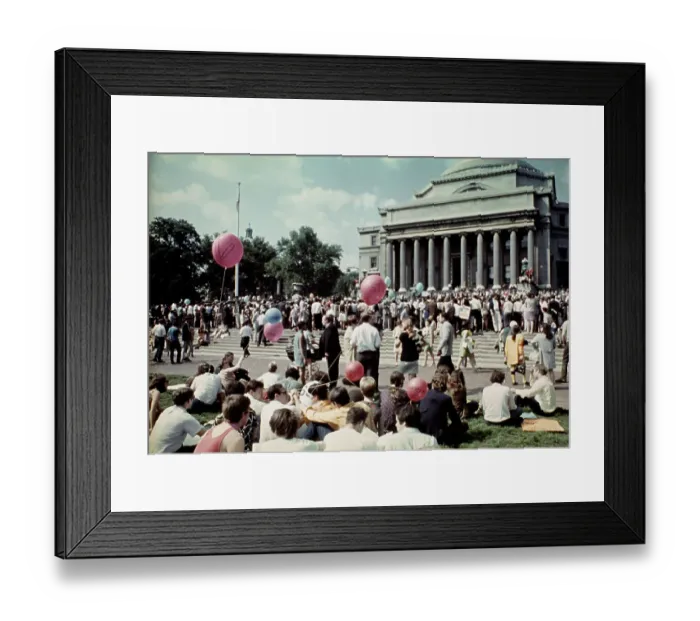 Framed Print : Graduation Protest Framed Print : Graduation Protest