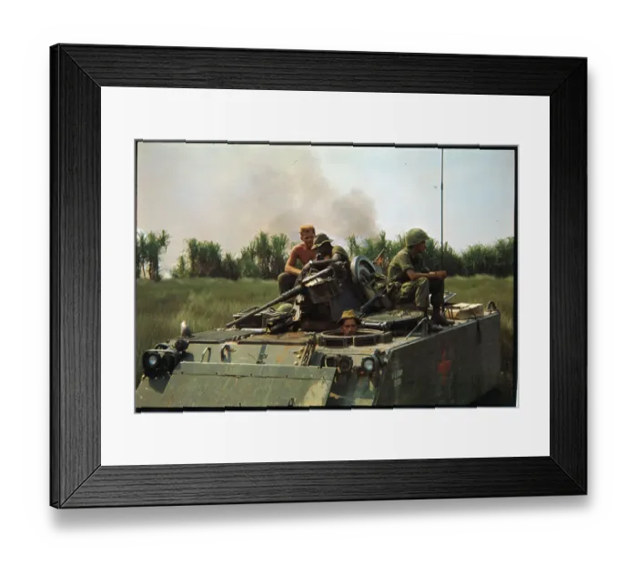 Framed Print : US Soldiers During Search and Destroy Mission Framed Print : US Soldiers During Search and Destroy Mission