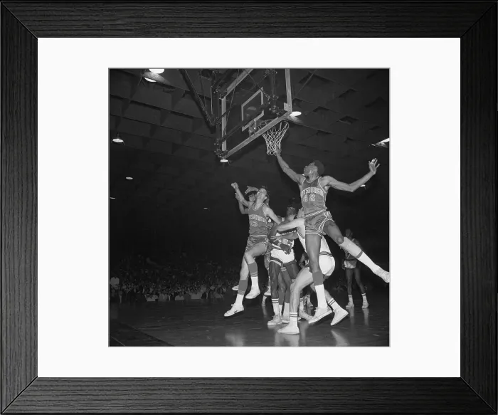 Framed Print : Craig Dill Jumping for the Basketball Framed Print : Craig Dill Jumping for the Basketball