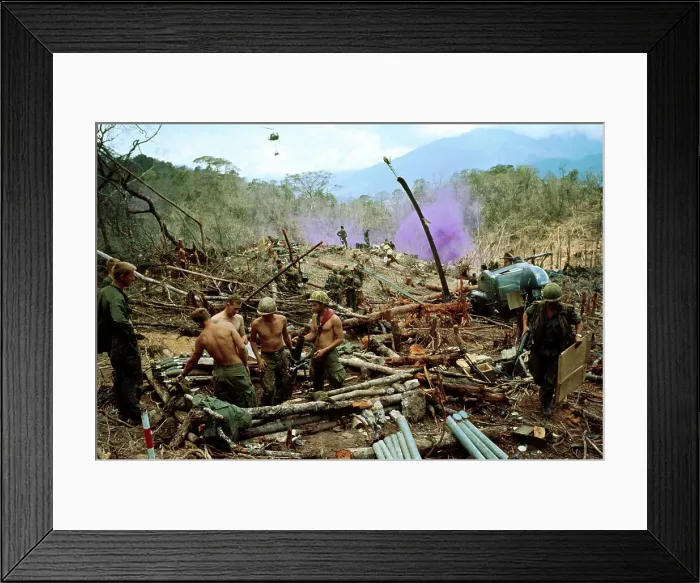 Framed Print : Soldiers on the Ground in Vietnam Framed Print : Soldiers on the Ground in Vietnam