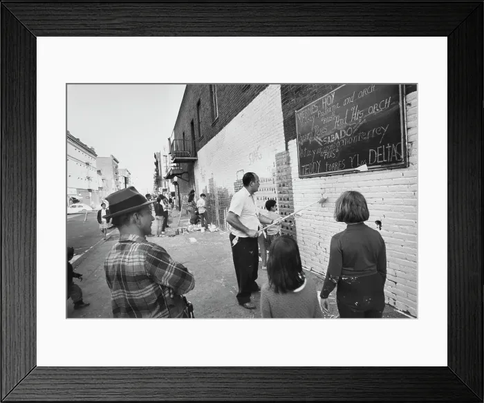 Framed Print : Spanish Harlem Clean-Up, 1968 Framed Print : Spanish Harlem Clean-Up, 1968