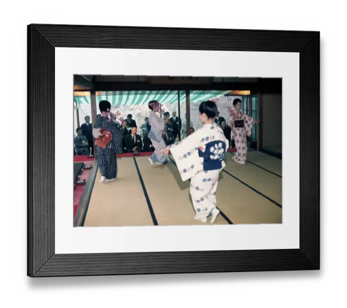 Framed Print : Japanese Dancers Framed Print : Japanese Dancers