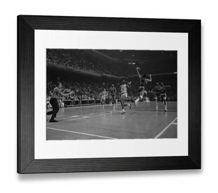 Framed Print : Bill Russell and Wally Jones Framed Print : Bill Russell and Wally Jones