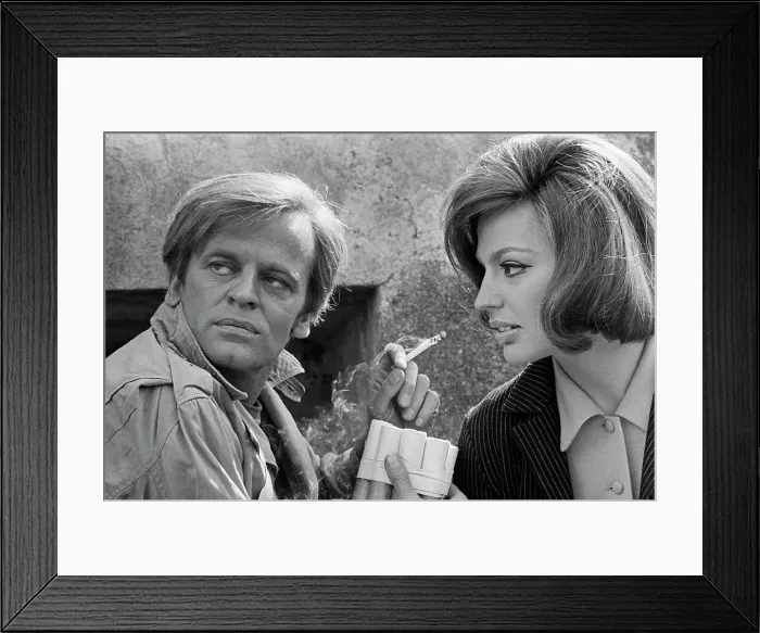 Framed Print : Ira von Furstenberg and Klaus Kinski in Vatican Story