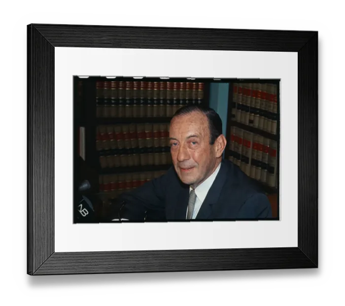 Framed Print : Former New York City Mayor Robert Wagner Framed Print : Former New York City Mayor Robert Wagner