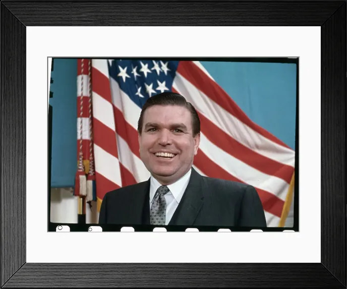 Framed Print : Portrait of Postmaster General Marvin Watson Framed Print : Portrait of Postmaster General Marvin Watson