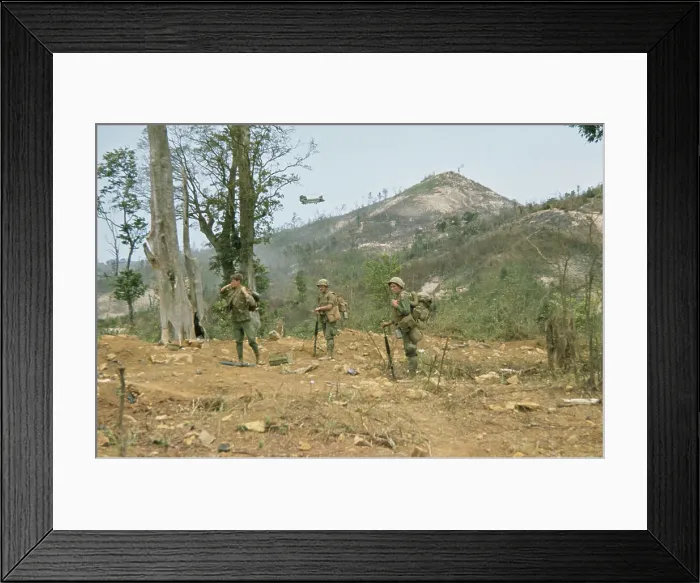 Framed Print : Lang Vei Special Forces Camp, Vietnam War Framed Print : Lang Vei Special Forces Camp, Vietnam War