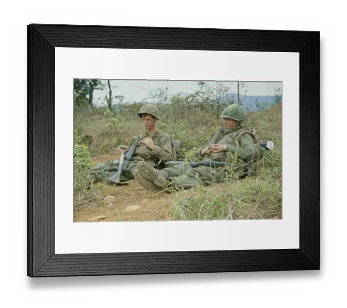 Framed Print : Lang Vei Special Forces Camp, Vietnam War Framed Print : Lang Vei Special Forces Camp, Vietnam War