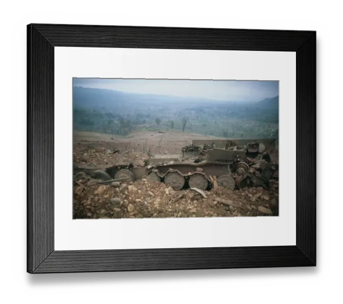 Framed Print : Lang Vei Special Forces Camp, Vietnam War Framed Print : Lang Vei Special Forces Camp, Vietnam War