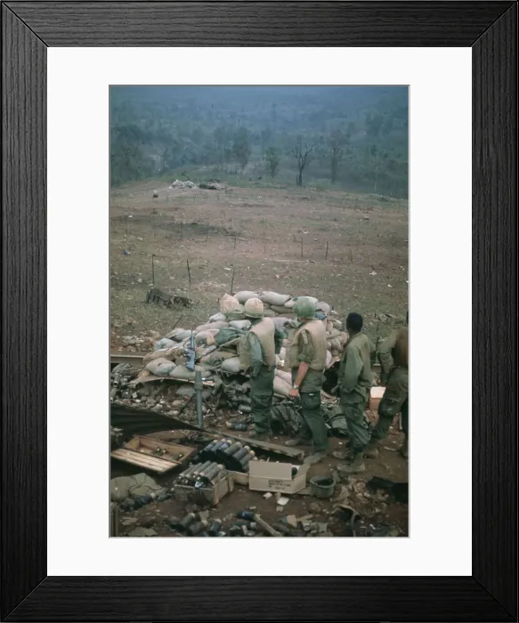 Framed Print : Lang Vei Special Forces Camp, Vietnam War Framed Print : Lang Vei Special Forces Camp, Vietnam War