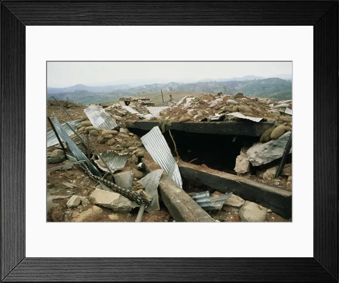 Framed Print : Lang Vei Special Forces Camp, Vietnam War Framed Print : Lang Vei Special Forces Camp, Vietnam War