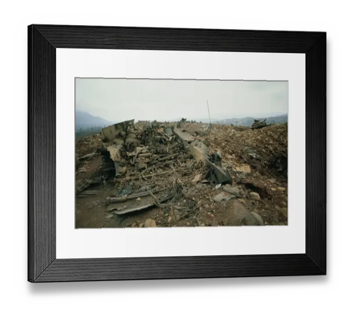 Framed Print : Lang Vei Special Forces Camp, Vietnam War Framed Print : Lang Vei Special Forces Camp, Vietnam War