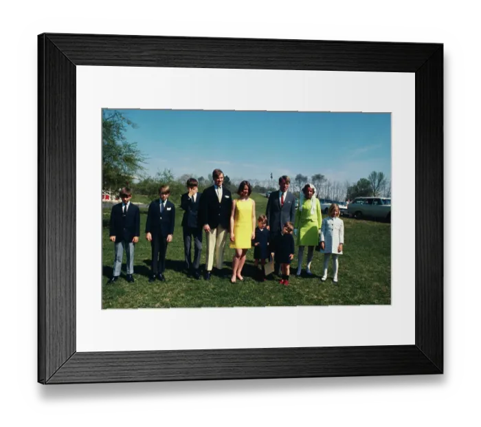 Framed Print : Robert Kennedy and His Family Framed Print : Robert Kennedy and His Family