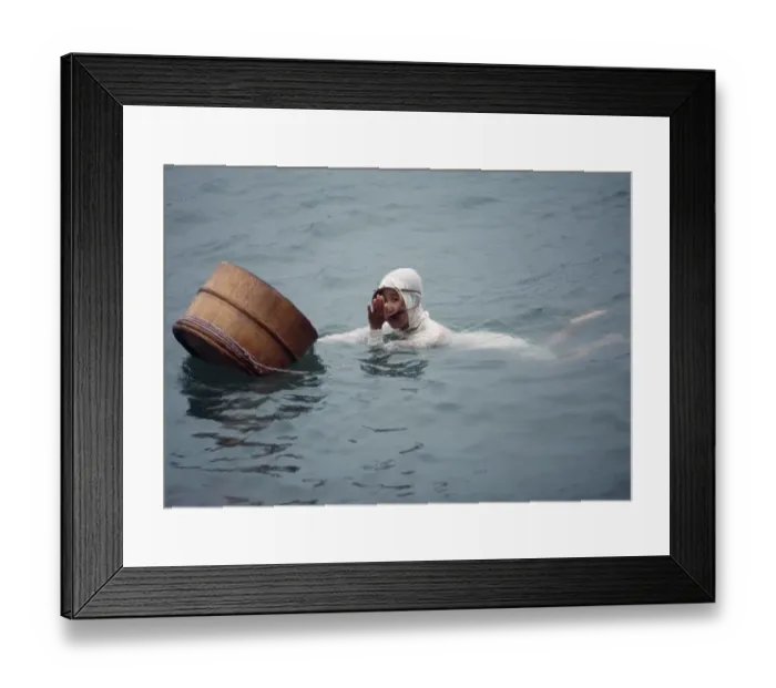 Framed Print : Woman Pearl Diver Framed Print : Woman Pearl Diver