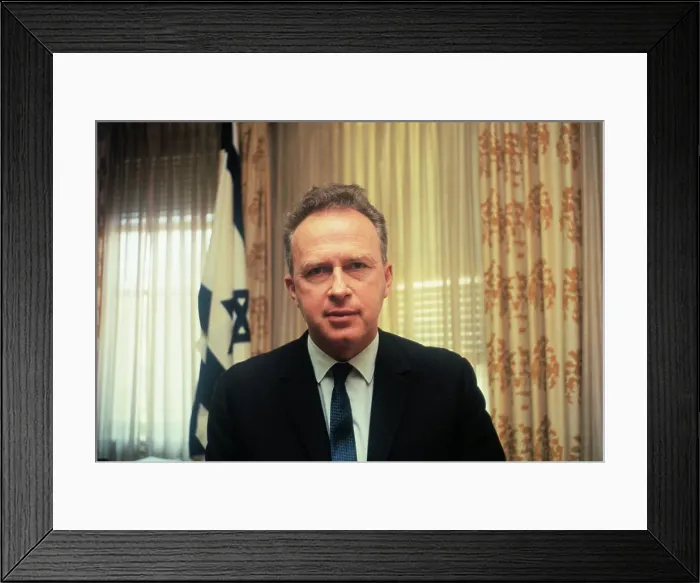 Framed Print : Yitzhak Rabin Framed Print : Yitzhak Rabin