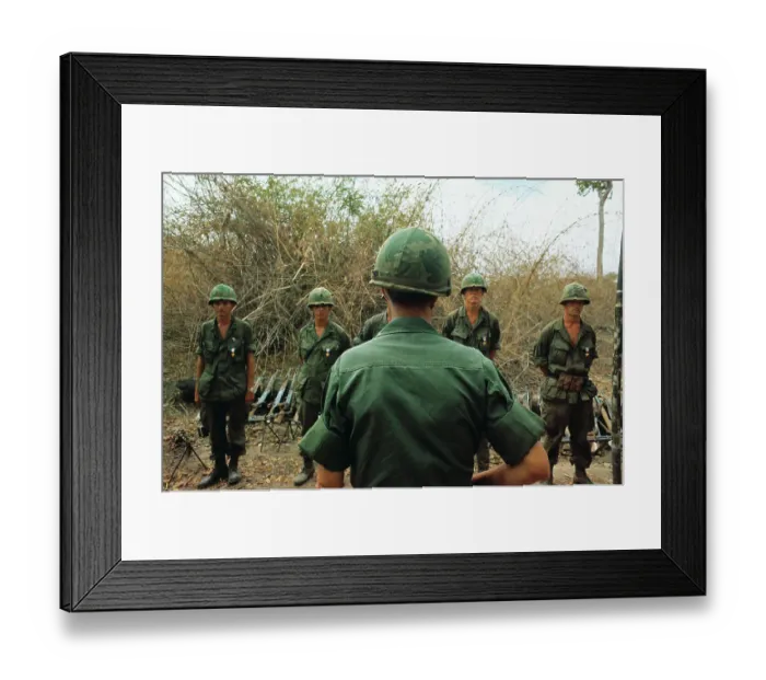 Framed Print : Soldiers on Patrol in Vietnam Framed Print : Soldiers on Patrol in Vietnam