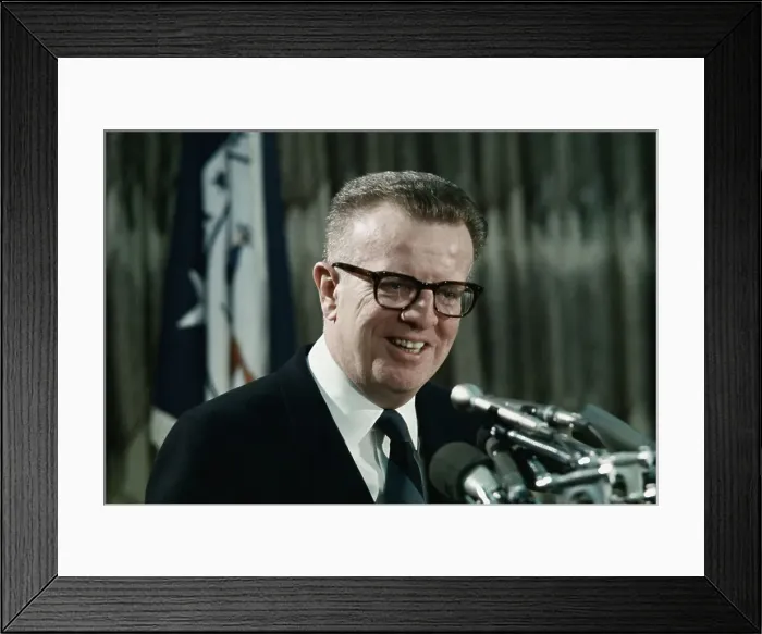 Framed Print : Portrait of Lawrence F. O'Brien Framed Print : Portrait of Lawrence F. O'Brien