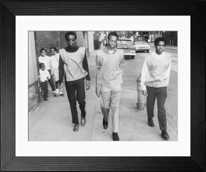 Framed Print : Pittsburgh Youths Patrol Neighborhood Framed Print : Pittsburgh Youths Patrol Neighborhood