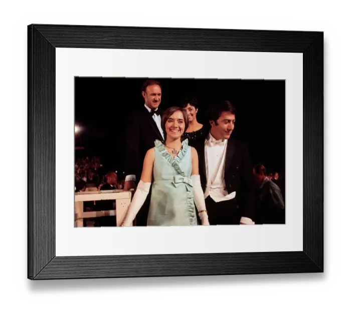 Framed Print : Dustin Hoffman and Ellen McCarthy Attending The Academy Awards 1968 Framed Print : Dustin Hoffman and Ellen McCarthy Attending The Academy Awards 1968
